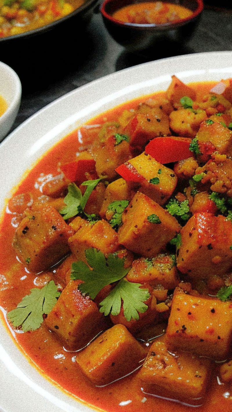 तिखट शेव भाजी